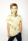 Kids Short Sleeve Army Green Tie-dye Shmask™