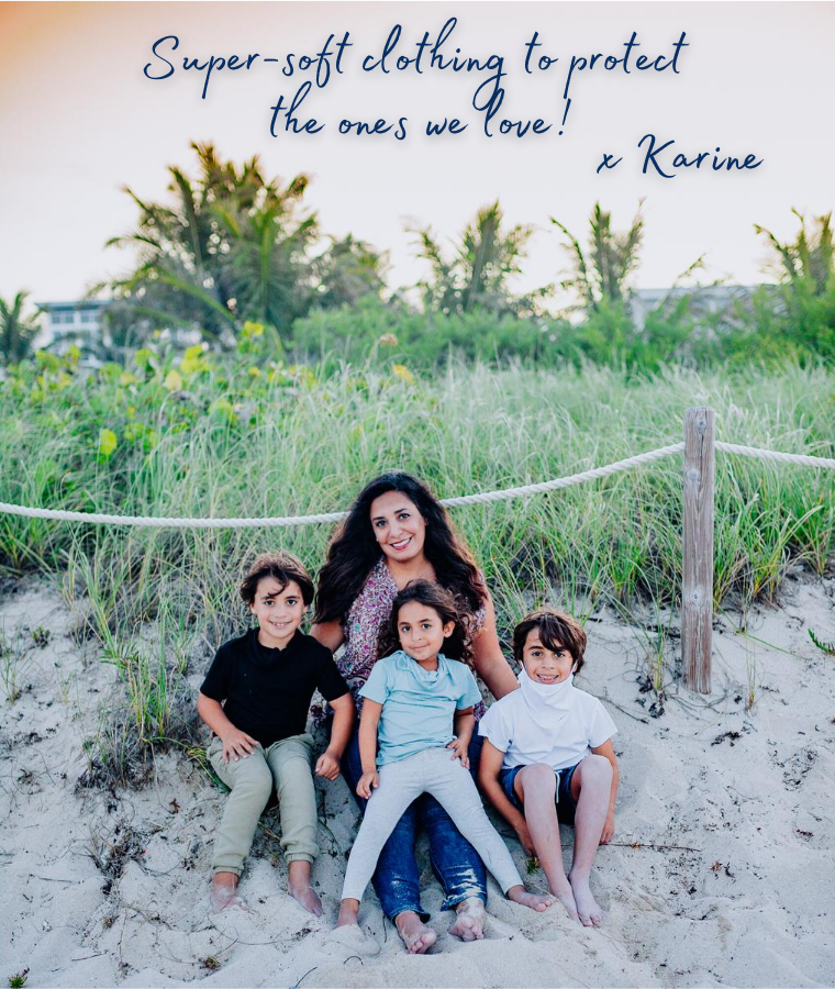 earloop face mask family photo