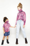 Kids Short Sleeve Pink Purple Tie-dye #6 Shmask™