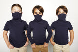 Kids Short Sleeve Navy Shmask™