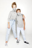 Kids Short Sleeve Light Heather Gray Shmask™