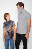 Adult Short Sleeve Navy Stripe Shmask™