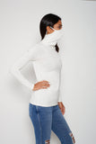 Adult Long Sleeve Ivory White Shmask™