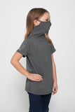 Kids Short Sleeve Dark Heather Gray Modal Shmask™