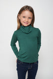 Kids Long Sleeve Hunter Olive Green Shmask™
