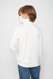Kids Long Sleeve White Shmask™