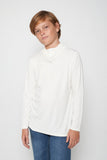 Kids Long Sleeve White Shmask™