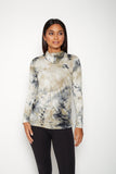 Adult Long Sleeve Green White Gray Blue Tie-dye #26 Shmask™