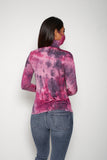 Adult Long Sleeve Pink Purple Tie-dye #6 Shmask™