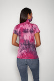 Adult Short Sleeve Pink Purple Tie-dye #6 Shmask™