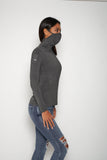 Adult Long Sleeve Dark Heather Gray Modal Shmask™