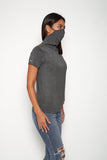 Adult Short Sleeve Dark Heather Gray Modal Shmask™