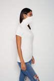 Adult Short Sleeve Ivory White Shmask™