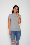 Adult Short Sleeve Navy Stripe Shmask™