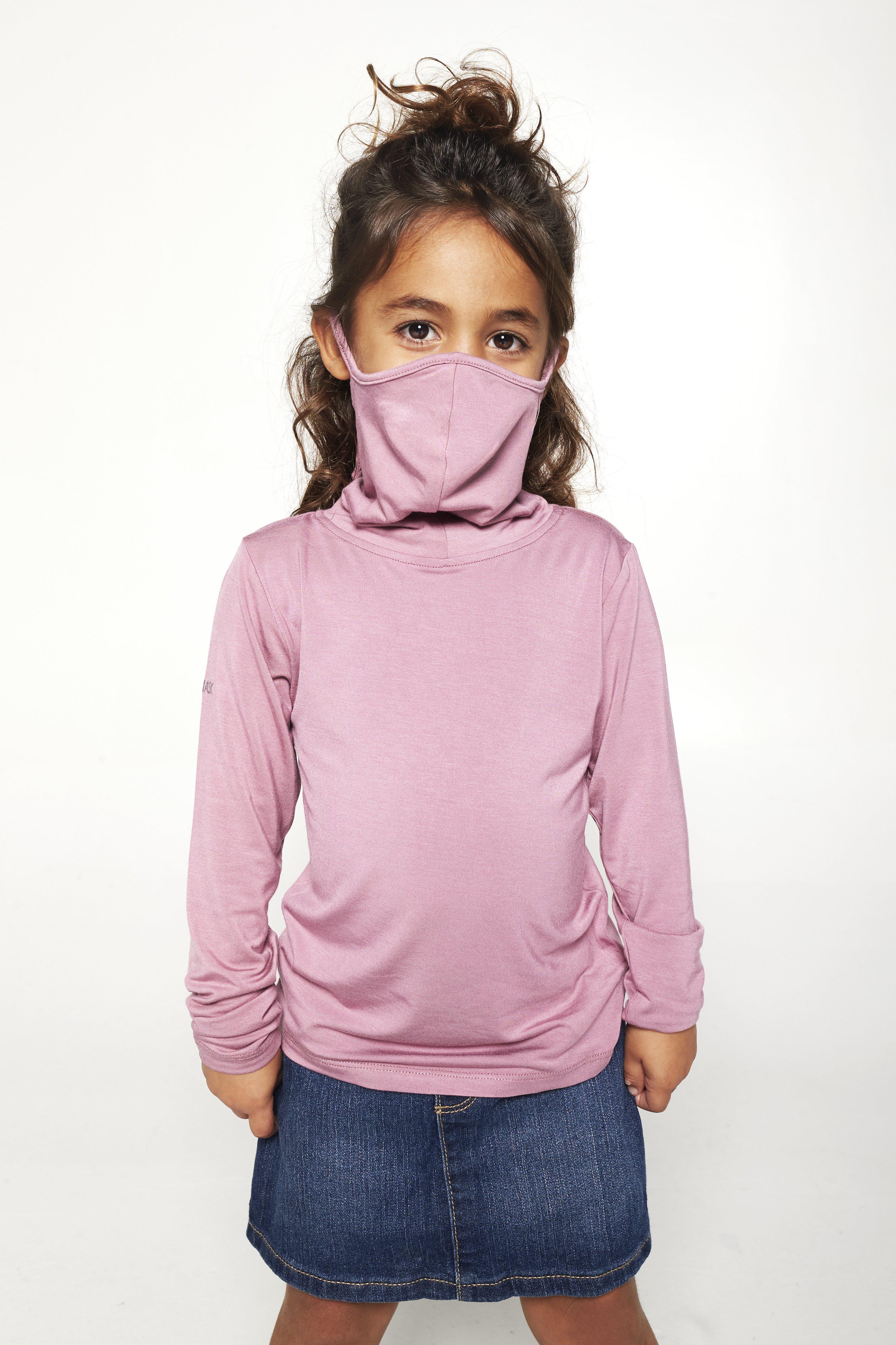 Kids Long Sleeve Lavender Shmask™ Earloop Face Mask for Kids and Adults