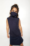 Kids Sleeveless Navy Shmask™