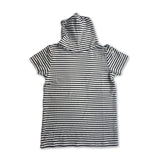 Kids Short Sleeve Navy Stripe Shmask™